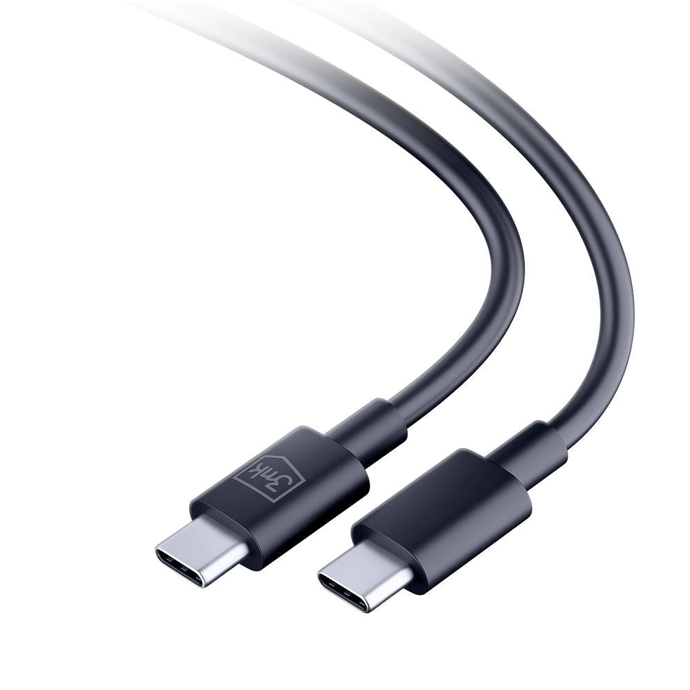 Kabel za Prijenos Podataka i Punjenje USB-C - USB-C 3MK Hyper, 100W, 1.2m, Crni