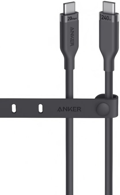 Kabel za Prijenos Podataka i Punjenje USB-C - USB-C Anker, 240W, 0.9m, Crni A80N1H11