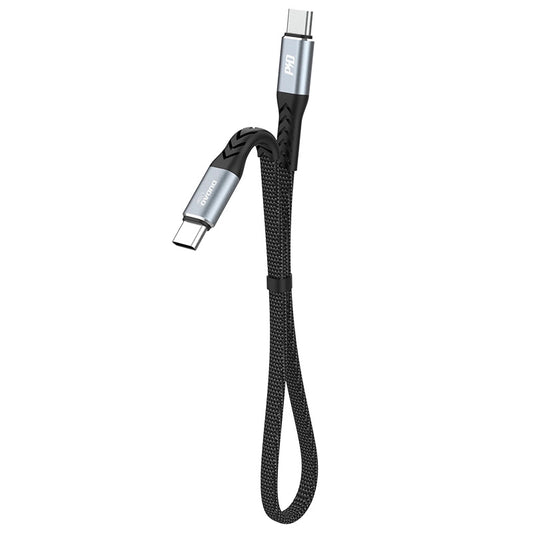 Kabl za podatke i punjenje USB-C - USB-C Dudao L10C, 100W, 0.23m, Crni