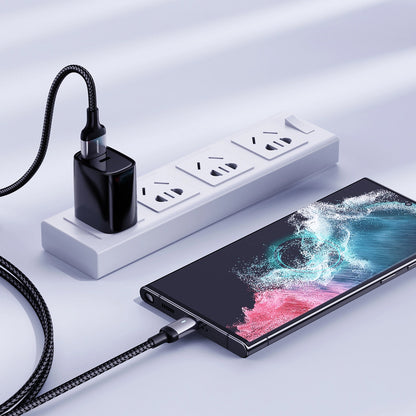 Kabl za prenos podataka i punjenje USB-A - USB-C Joyroom A10, 18W, 1.2m, Crni