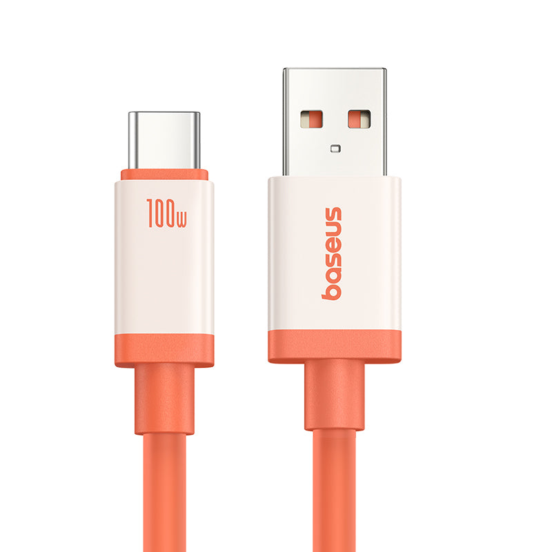 Kabl za podatke i punjenje USB-A - USB-C Baseus Zero Degree Series, 100W, 2m, Crveni