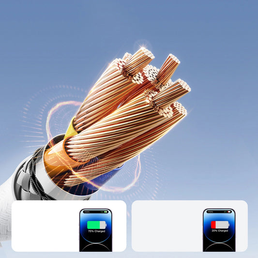 Kabl za podatke i punjenje USB-C - Lightning Joyroom S-A28 Flash, 30W, 2m, Bela