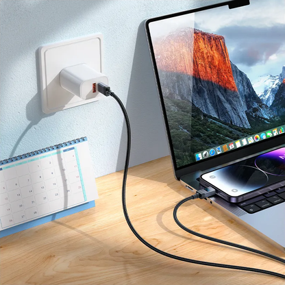 Kabl za podatke i punjenje USB-C - Lightning HOCO X118 Display, 27W, 1m, Crni