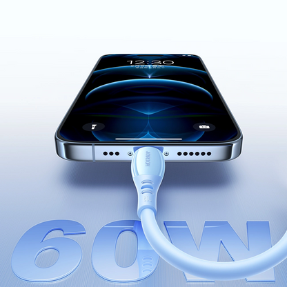 Kabl za podatke i punjenje USB-C - USB-C Joyroom S-A59 Vibrant, 60W, 1.2m, Plavi