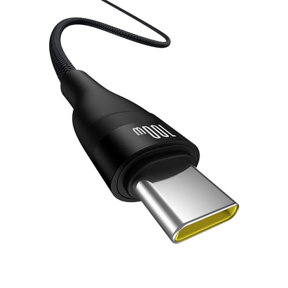 USB-A - USB-C kabl za prenos podataka i punjenje Baseus Flash Series II, 100W, 2m, Crni P10311804111-01