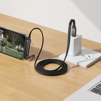 USB-C - USB-C HOCO U150 Exquisite kabl za prenos podataka i punjenje, 60W, 1.2m, Crna