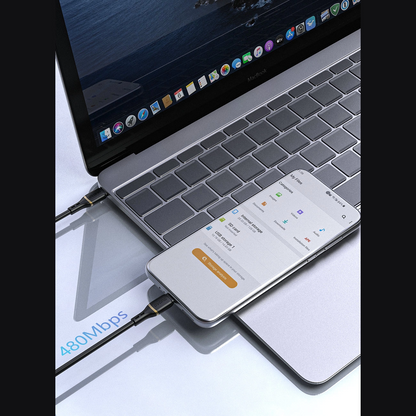 USB-C - USB-C kabl za prenos podataka i punjenje Dudao L25C, 30W, 1m, bela