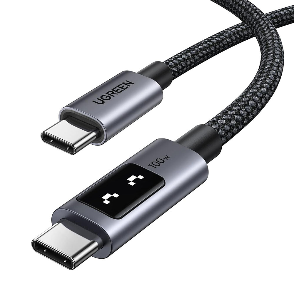 Kabl za podatke i punjenje USB-C - USB-C UGREEN L509, 100W, 2m, Sivi