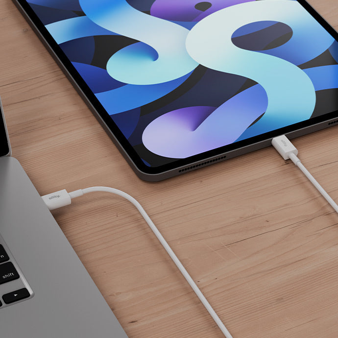 Kabl za prenos podataka i punjenje USB-C - USB-C Allity. AUC-03, 100W, 2m, Bela