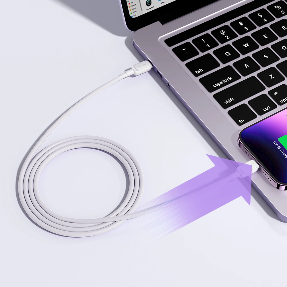 Kabl za podatke i punjenje USB-C - Lightning Joyroom S-A14, 30W, 1.2m, Bela