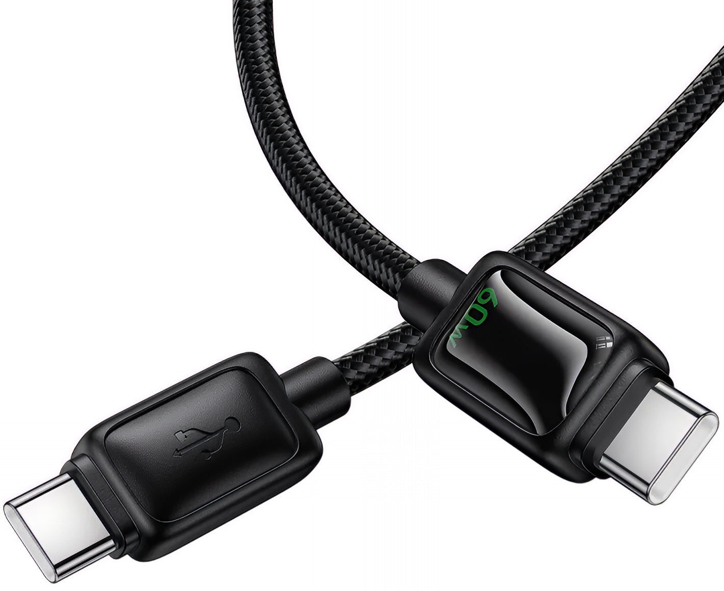 Kabl za podatke i punjenje USB-C - USB-C HOCO U146, 60W, 1.2m, Crni