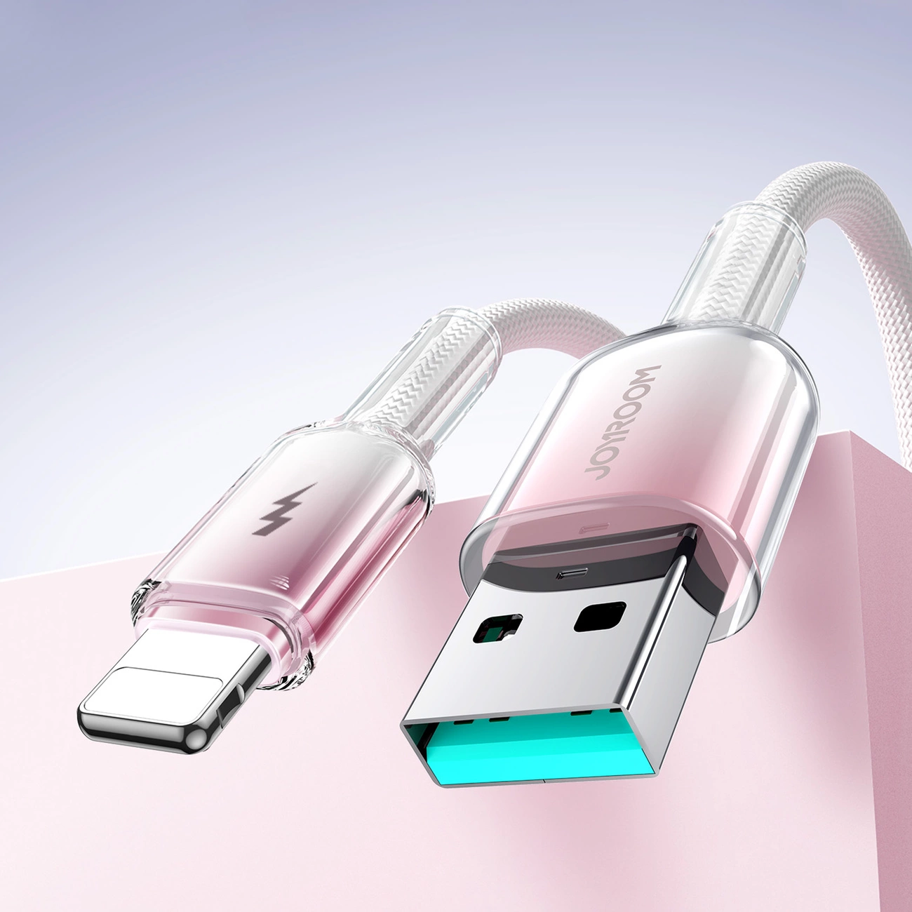 Kabl za prenos podataka i punjenje USB-A - Lightning Joyroom S-A42, 18W, 1.2m, Bela