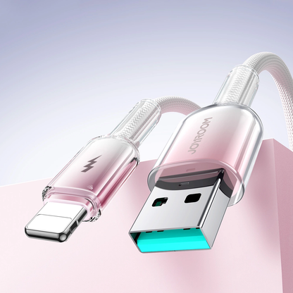 Kabl za prenos podataka i punjenje USB-A - Lightning Joyroom S-A42, 18W, 1.2m, Bela