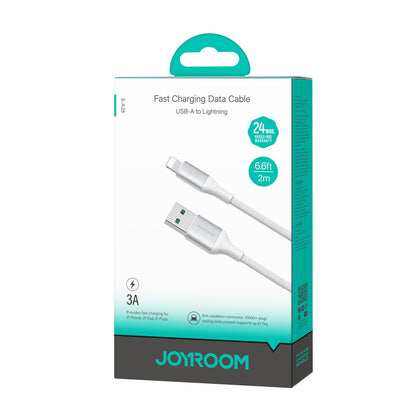 Kabl za podatke i punjenje USB-A - Lightning Joyroom S-A28 Flash, 18W, 2m, Bela