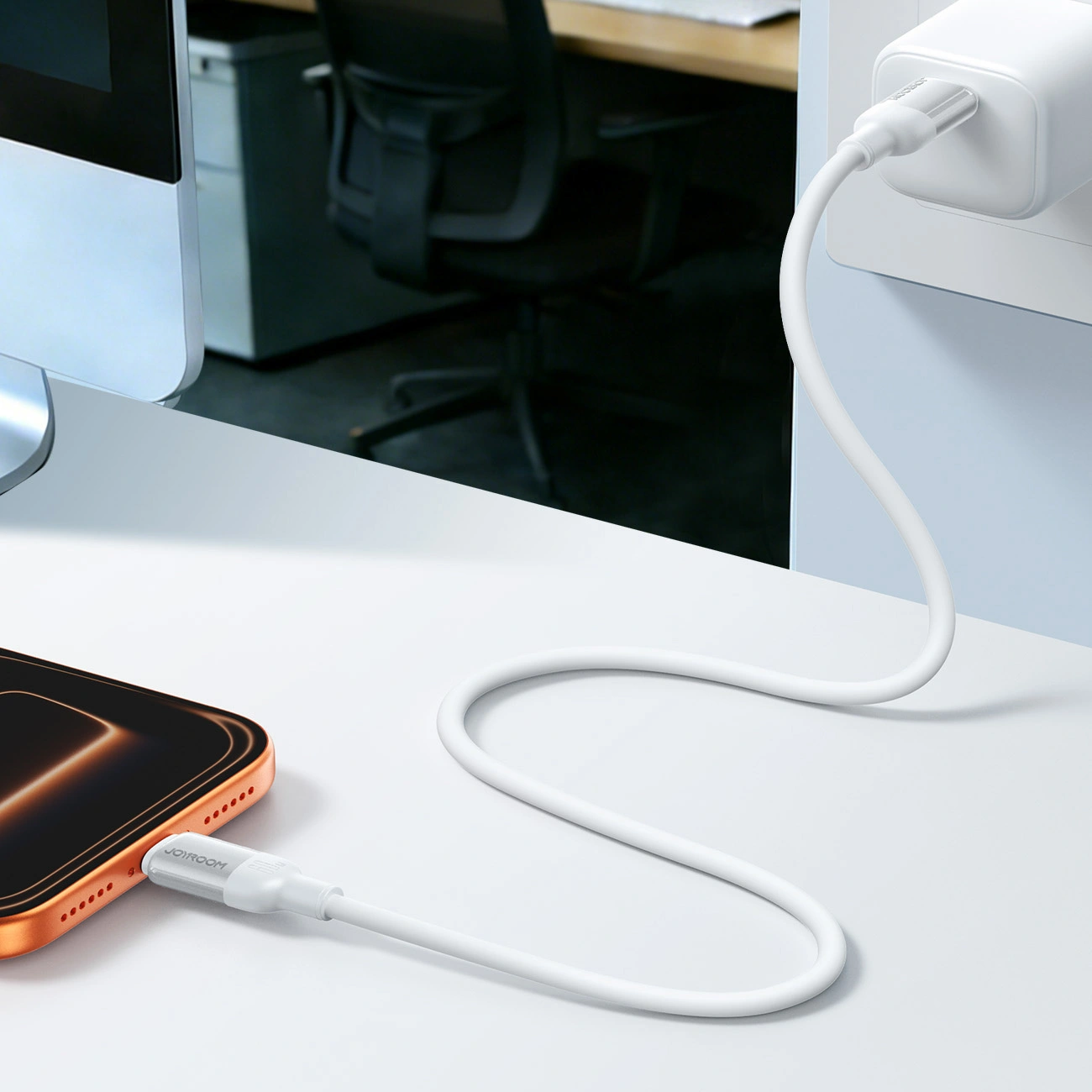 USB-A - USB-C kabl za prenos podataka i punjenje Joyroom S-A62 Lively, 18W, 1.2m, bela