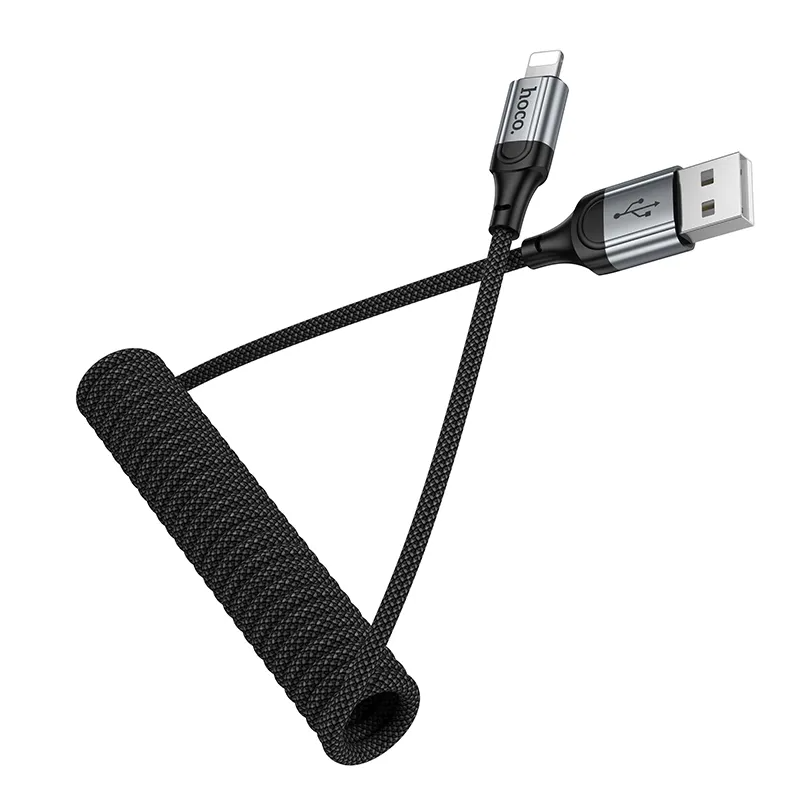 Kabl za podatke i punjenje USB-A - Lightning HOCO X121, 27W, 1.5m, Crni