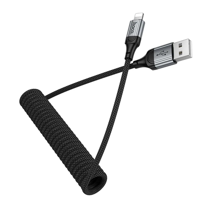 Kabl za podatke i punjenje USB-A - Lightning HOCO X121, 27W, 1.5m, Crni