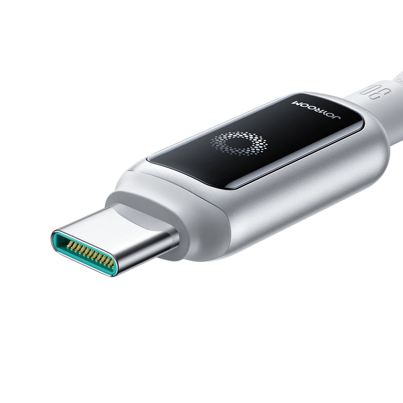 Kabl za prenos podataka i punjenje USB-C - USB-C Joyroom S-A55 StarFlight Display, 100W, 1.2m, Bel