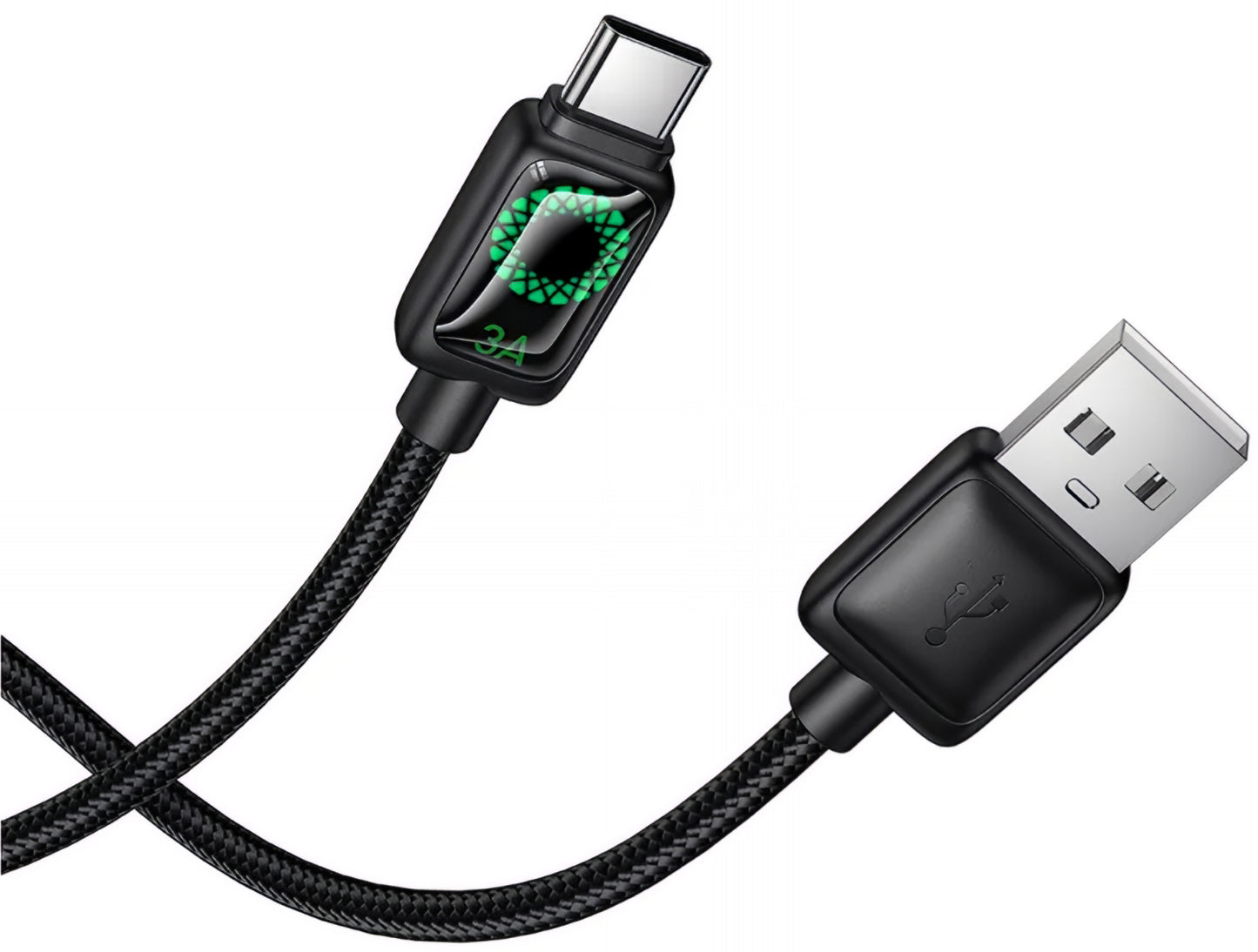 Kabl za podatke i punjenje USB-A - USB-C HOCO U146, 36W, 1.2m, Crni