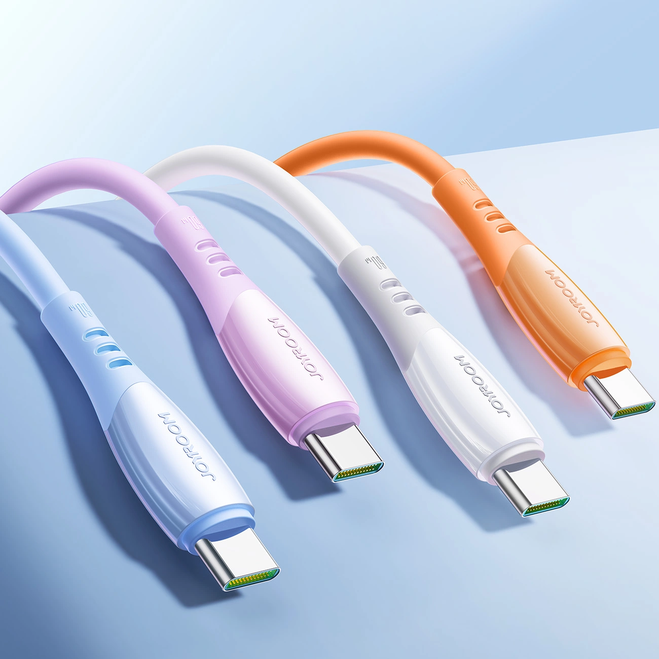 Kabl za podatke i punjenje USB-C - USB-C Joyroom S-A59 Vibrant, 60W, 1.2m, Plavi