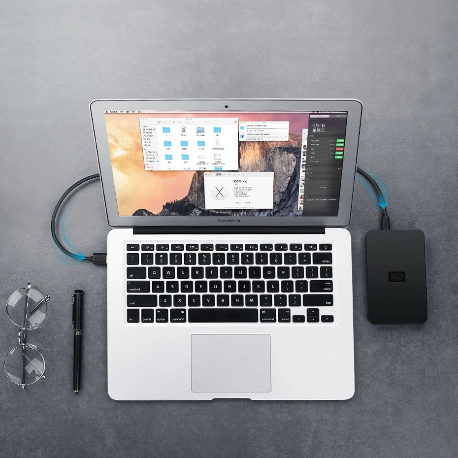 Kabl za prenos podataka i punjenje USB-A - miniUSB UGREEN US132, 3m, Crni