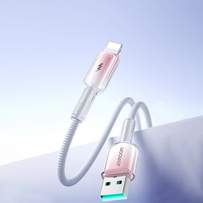 Kabl za prenos podataka i punjenje USB-A - Lightning Joyroom S-A42, 18W, 1.2m, Bela
