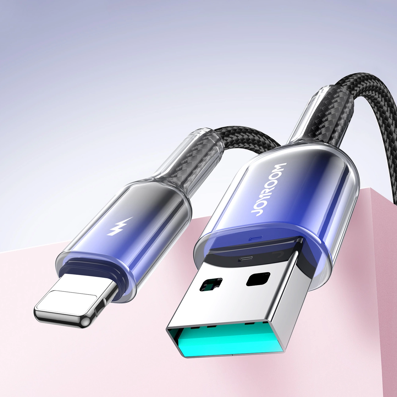 Kabl za prenos podataka i punjenje USB-A - Lightning Joyroom S-A42, 18W, 1.2m, Crna