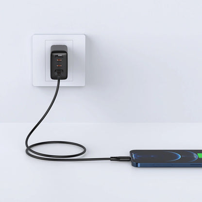 Kabl za prenos podataka i punjenje USB-A - Lightning Acefast C3-02, 18W, 1.2m, Crni