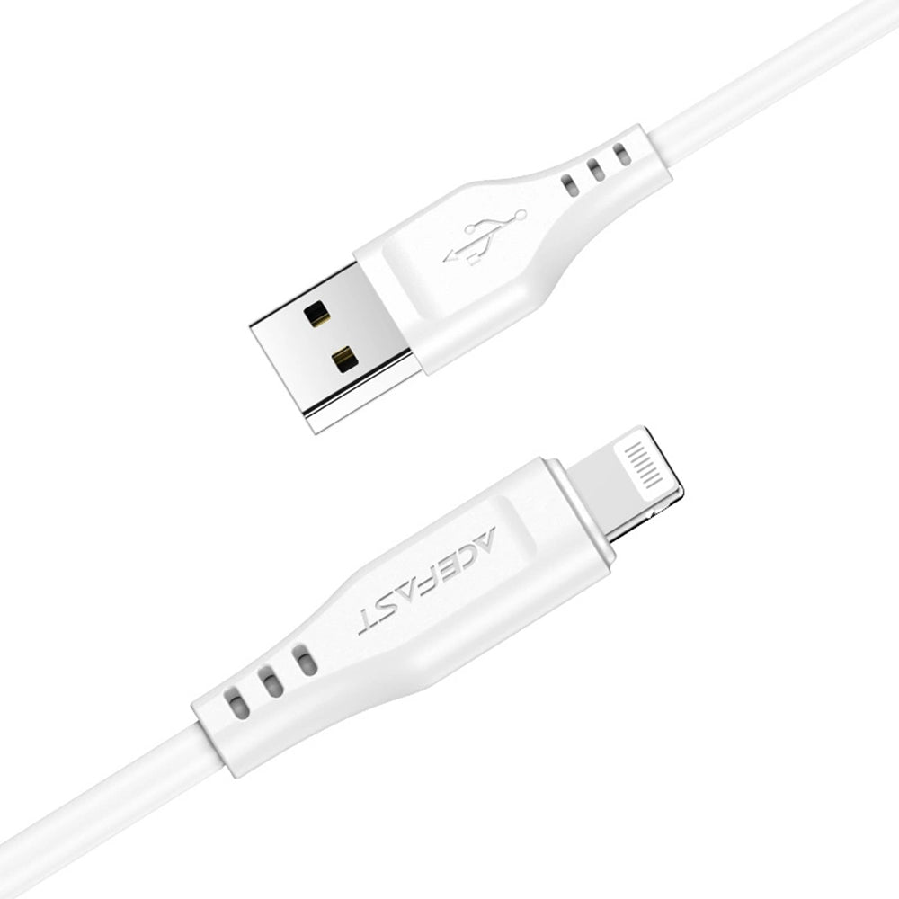 Kabl za prenos podataka i punjenje USB-A - Lightning Acefast C3-02, 18W, 1.2m, Crni