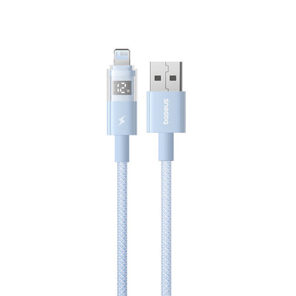 Kabl za Prenos Podataka i Punjenje USB-A - Lightning Baseus Display 2, 12W, 1m, Plavi P10382700311-00