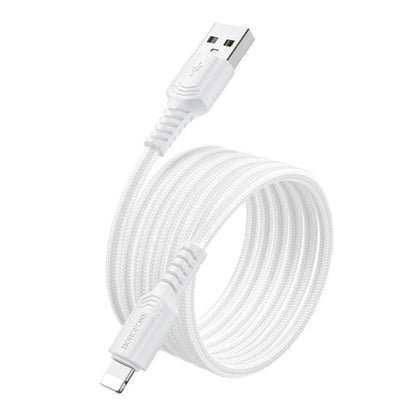 Kabl za podatke i punjenje USB-A - Lightning Borofone BX116 Certain, 18W, 1m, Crni