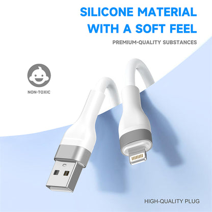 Kabl za prenos podataka i punjenje USB-A - Lightning Lito LD02L, 18W, 1.2m, Beli