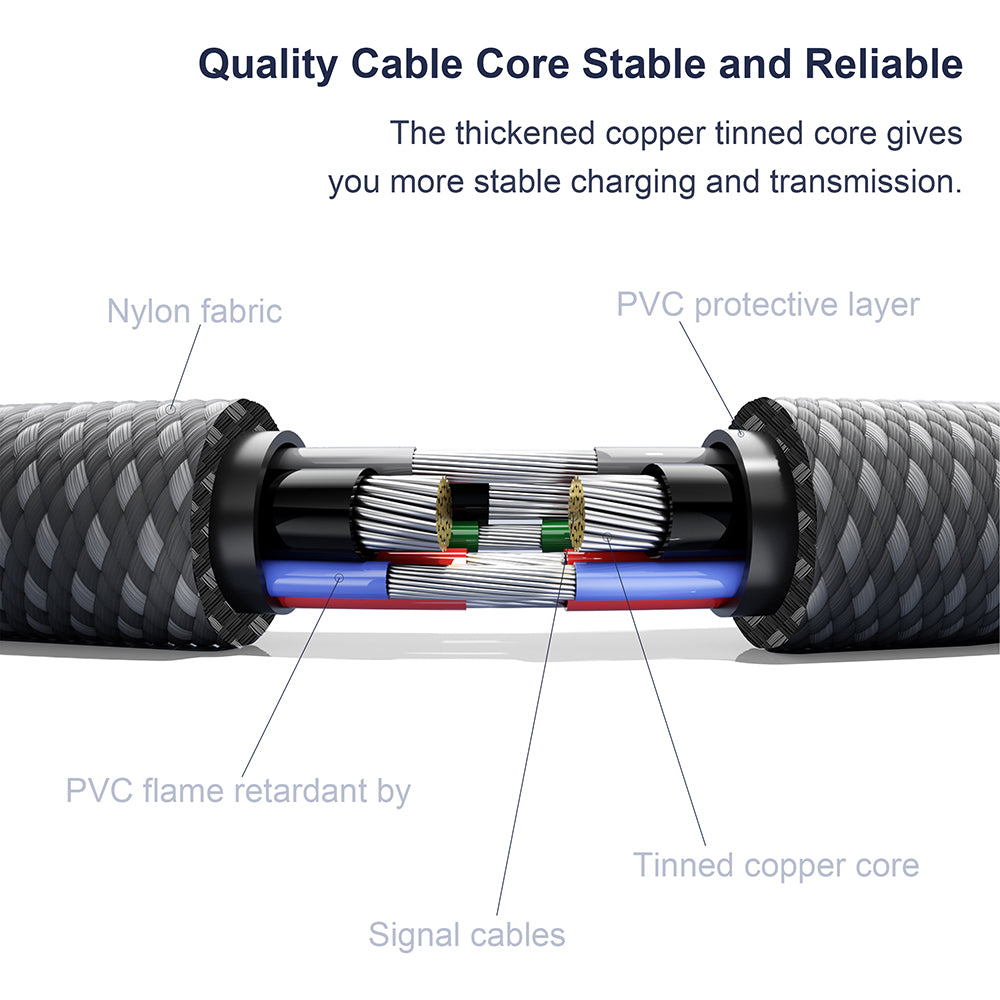 Kabl za prenos podataka i punjenje USB-A - Lightning Lito LD14, 18W, 1m, Crni