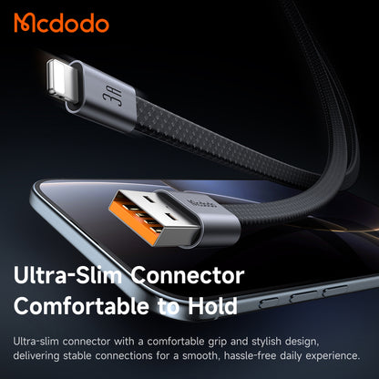 USB-A - Lightning McDodo CA-1160, 18W, 1m, Crni kabl za prenos podataka i punjenje