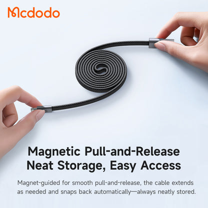 USB-A - Lightning McDodo CA-1160, 18W, 1m, Crni kabl za prenos podataka i punjenje