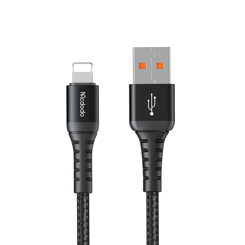 Kabl za podatke i punjenje USB-A - Lightning McDodo CA-2261, 18W, 1m, Crni