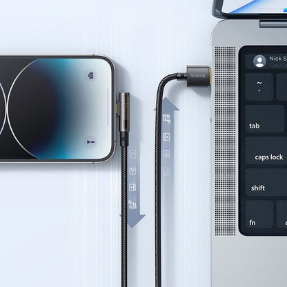 Kabl za prenos podataka i punjenje USB-A - Lightning McDodo CA-3510 Angled, 18W, 1.2m, Crni