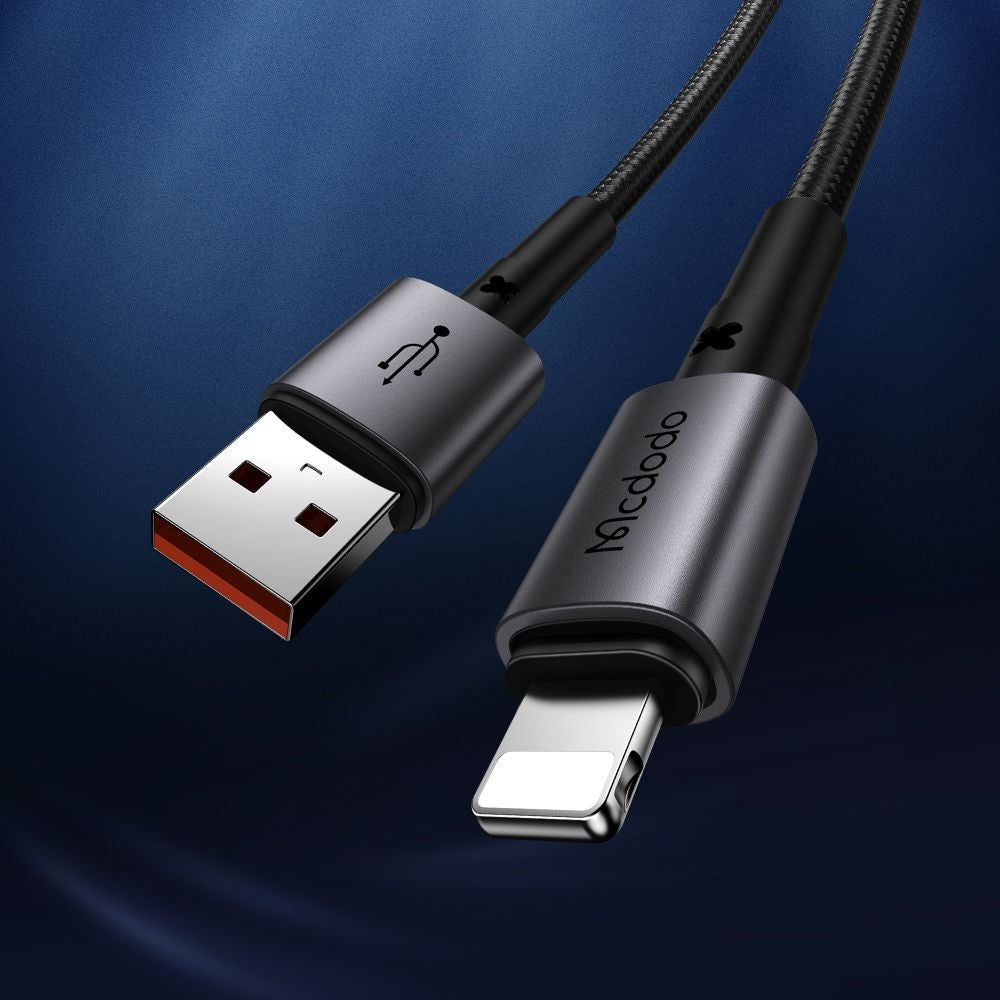 Kabl za podatke i punjenje USB-A - Lightning McDodo CA-3580, 18W, 1.2m, Crni