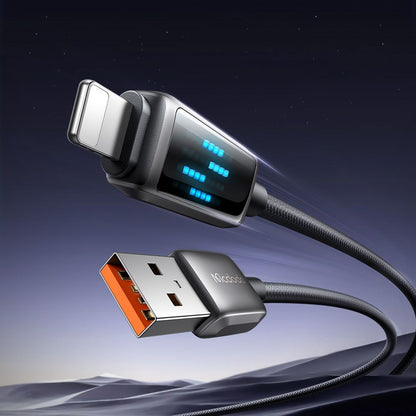 Kabl za Podatke i Punjenje USB-A - Lightning McDodo CA-5250 Display, 18W, 1.2m, Crni