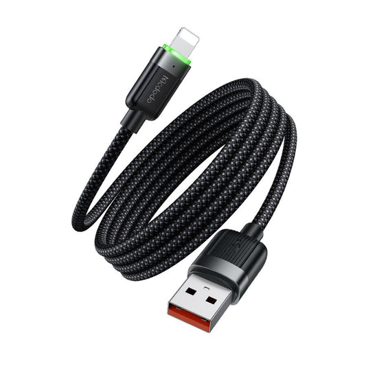 Kabl za podatke i punjenje USB-A - Lightning McDodo CA-6000 Self Winding, 18W, 1.2m, Crni