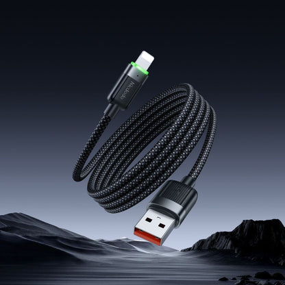 Kabl za podatke i punjenje USB-A - Lightning McDodo CA-6000 Self Winding, 18W, 1.2m, Crni