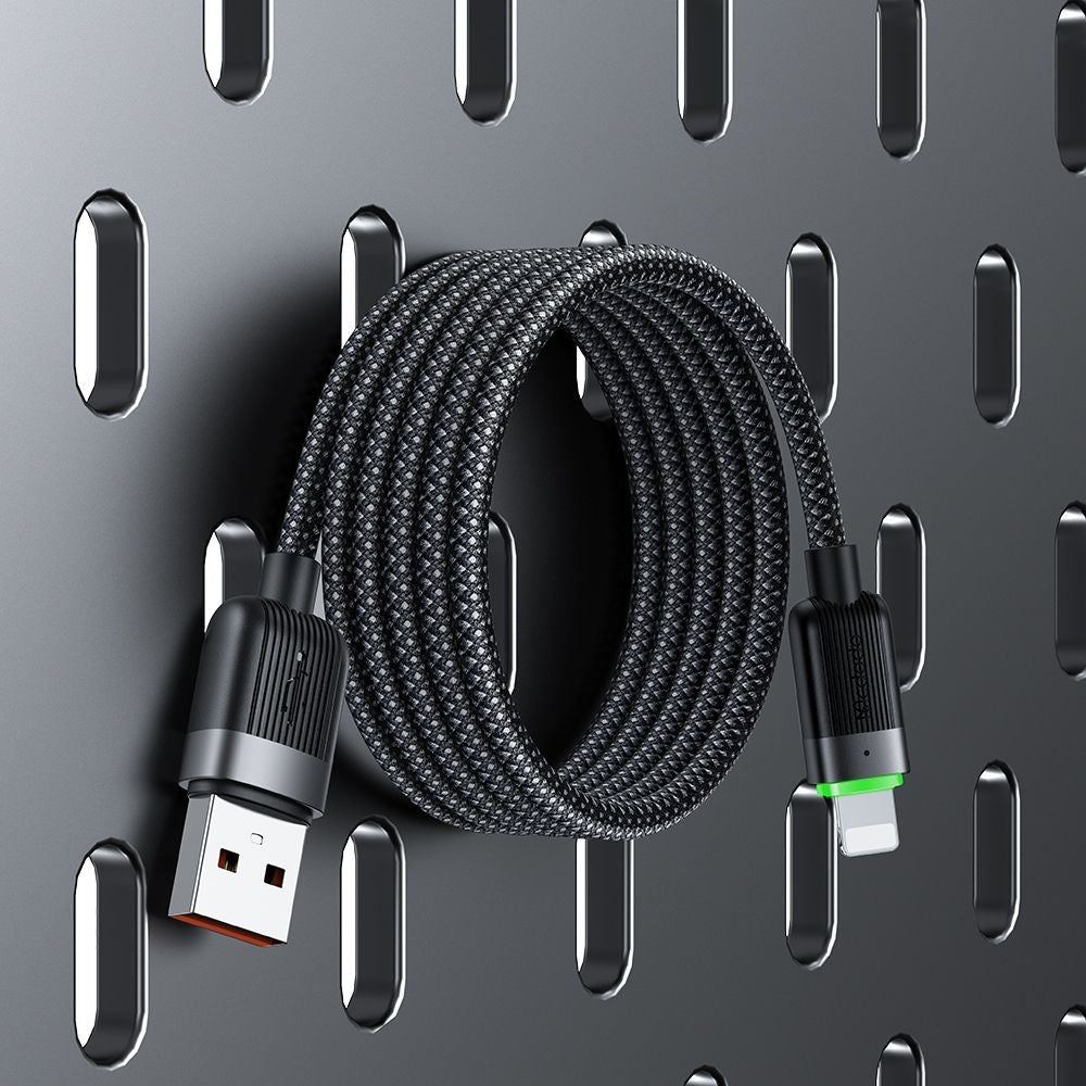Kabl za podatke i punjenje USB-A - Lightning McDodo CA-6000 Self Winding, 18W, 1.2m, Crni