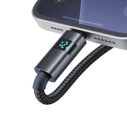 Kabl za Podatke i Punjenje USB-A - Lightning McDodo CA-6490 Display, 18W, 1.2m, Crni