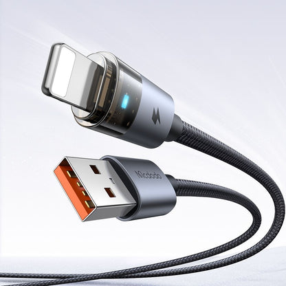 Kabl za podatke i punjenje USB-A - Lightning McDodo CA-6910, 18W, 1.2m, Crni