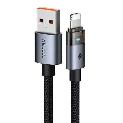 Kabl za podatke i punjenje USB-A - Lightning McDodo CA-6910, 18W, 1.2m, Crni