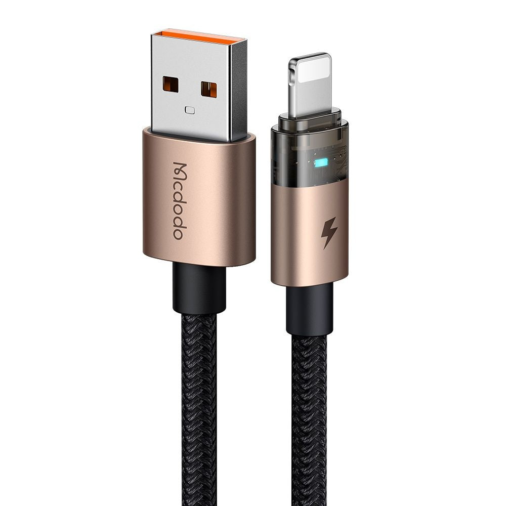 Kabl za podatke i punjenje USB-A - Lightning McDodo CA-6911, 18W, 1.2m, Zlatni