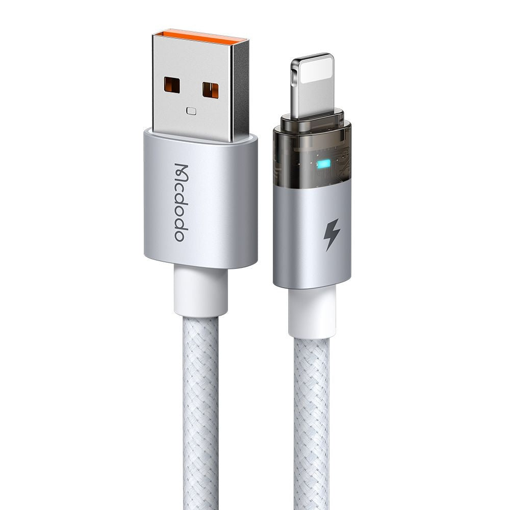 Kabl za podatke i punjenje USB-A - Lightning McDodo CA-6912, 18W, 1.2m, Beli