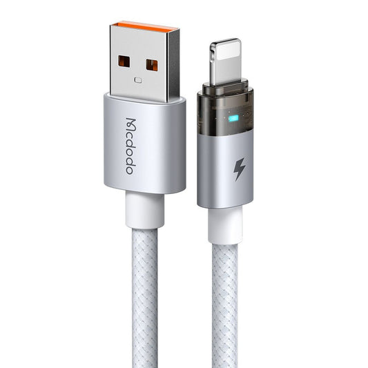 Kabl za podatke i punjenje USB-A - Lightning McDodo CA-6912, 18W, 1.2m, Beli
