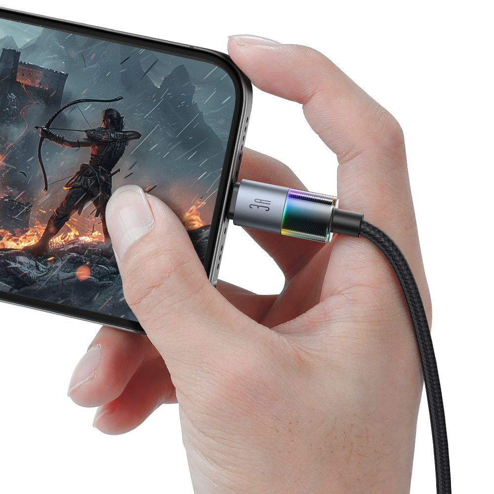 Kabl za Podatke i Punjenje USB-A - Lightning McDodo CA-8170 Colorful, 18W, 1.2m, Crni