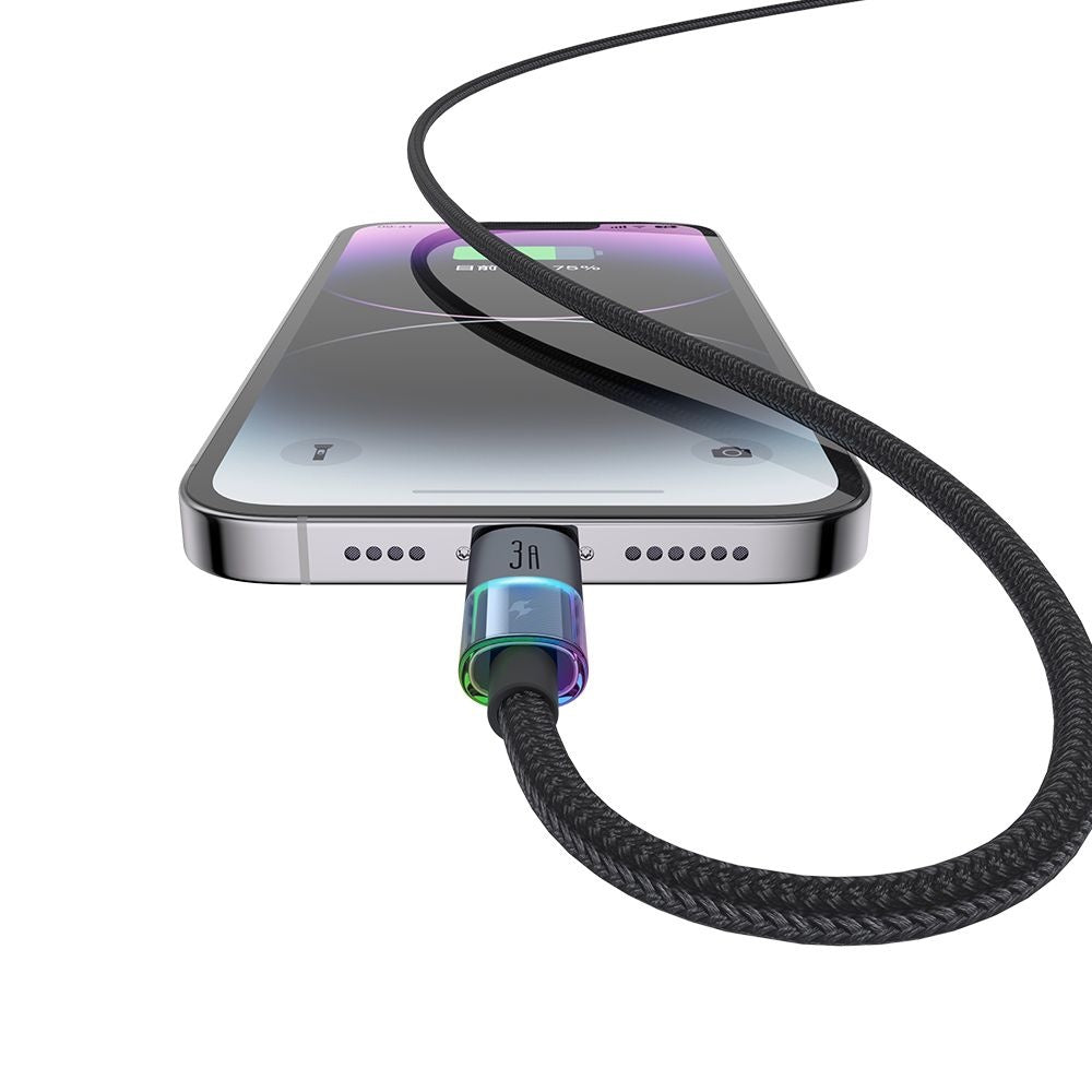 Kabl za Podatke i Punjenje USB-A - Lightning McDodo CA-8170 Colorful, 18W, 1.2m, Crni